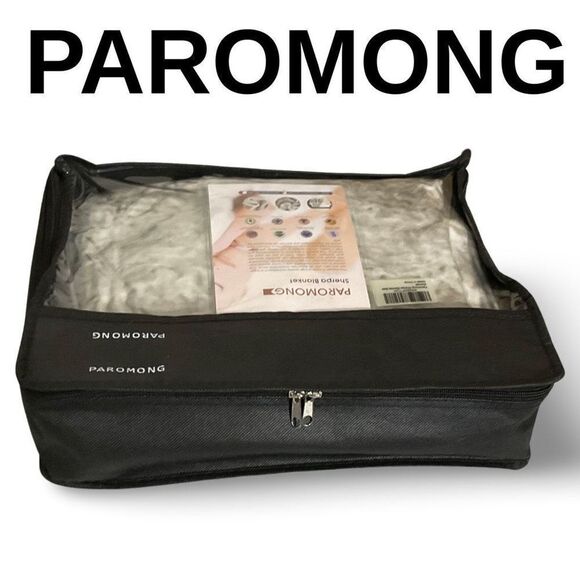 PAROMONG Tan Sherpa Blanket, Super Soft & Cozy Blanket, Size 60"X80" - Picture 1 of 3